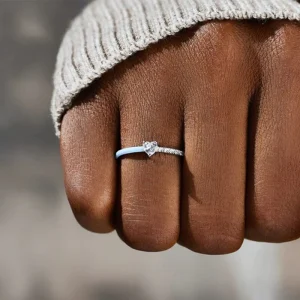 Aan mijn dochter - Gesneden Halve Emaille Ring