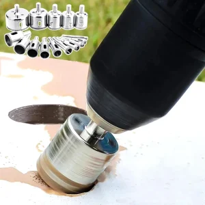 Diamantgatboor 15-delige set