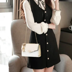 Crossbody schoudertas met lovertjes