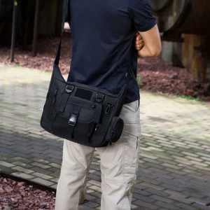 Waterdichte tactische militaire crossbodytas met meerdere zakken