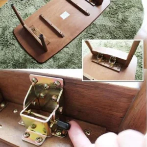 Opvouwbaar vergrendelingsscharnier