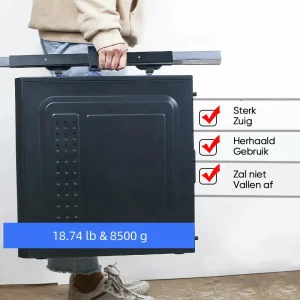 Intrekbare zonneklep voor in de auto