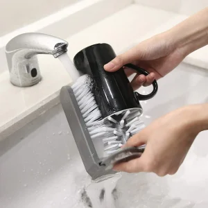 Luie dubbelzijdige bekerreiniger