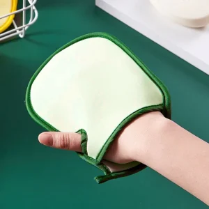 Superzachte exfoliërende badhandschoen