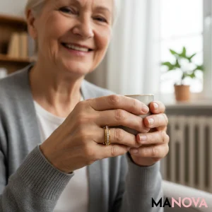 Ruth – Spinnerring van titaniumstaal | 1+1 GRATIS