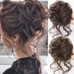 Lupu Synthetische Haarstuk Strik Chignon – Direct Glamoureus Volume