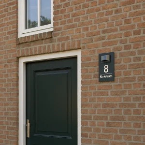 SolarGlow - Persoonlijke Huisnummerplaat - Verlicht op Zonne-Energie | 50% KORTING