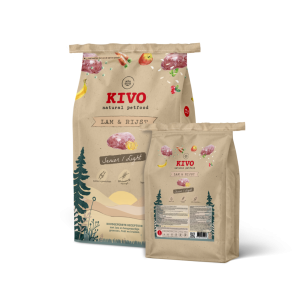 Kivo Lam en Rijst hondenbrokken – Senior / Light | Gratis verzending