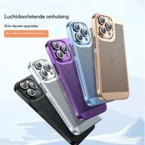 AirShield™ – Luchtgekoelde Smartphone Case | Ultradun & Warmte-afvoerend Design | 1+1 GRATIS