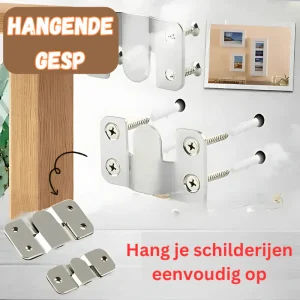 HangEase - In elkaar grijpende ophanggespen Set X 6 stuks | 50% KORTING