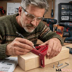 EdgeCraft Pro – Precisie Hoektool | 1+1 GRATIS