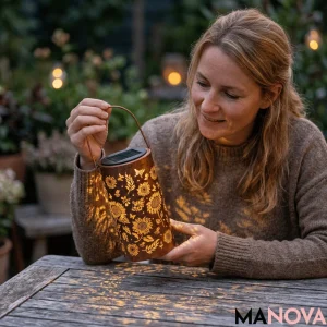 GlowFlora — Solar Tuin Lantaarn | 50% KORTING