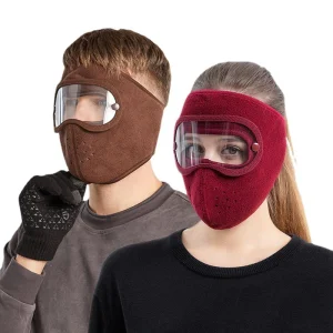 Clara – Lichtgewicht Polar Fleece Mondmasker voor de Winter | Koop 1, Krijg 1 Gratis