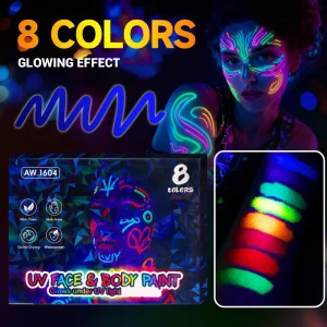 GlowBurst Marker 8-Kleuren Set — Ontsteek een Gedurfde Nachtleven Sfeer