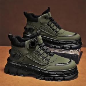 TrailRetro – Retro-geïnspireerde, robuuste enkellaarsjes voor heren